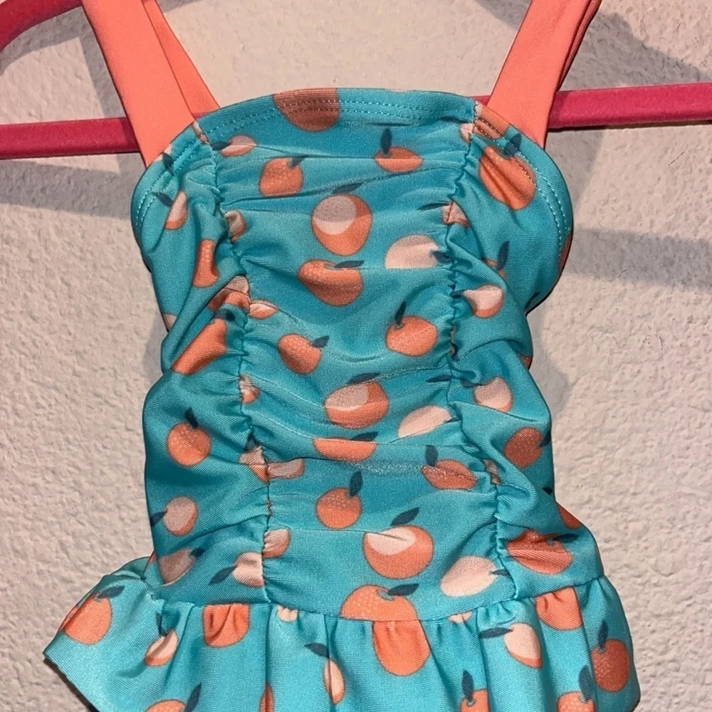 Cat & Jack Peaches Swimsuit Size 3-6 Months